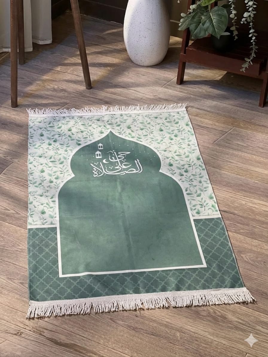 Velvet Prayer Mat حي علي الصلاة