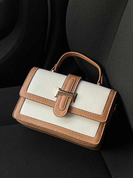 Bella bag - off-white & havan