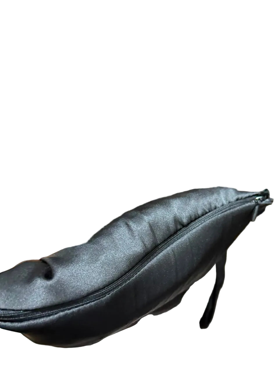 Black Satin  portable skirt