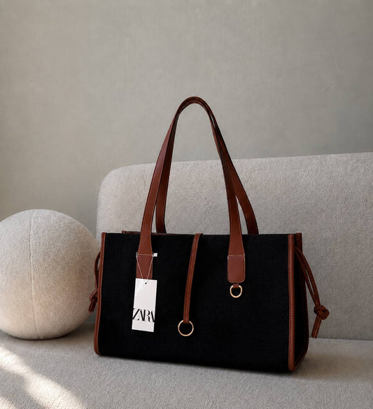 Carry More Bag – Black Tote Bag