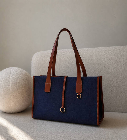 Carry More Bag – Navy BlueTote Bag