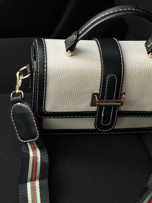 Bella bag - black & off-white